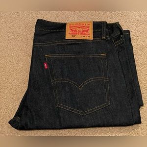 Mens Levis 514 Straight Jeans - 36x32